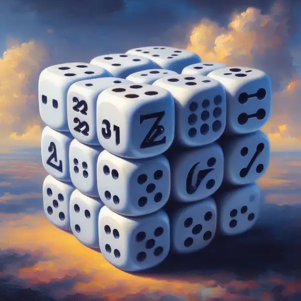 Multidimensional Dice representing complexity of clinical context